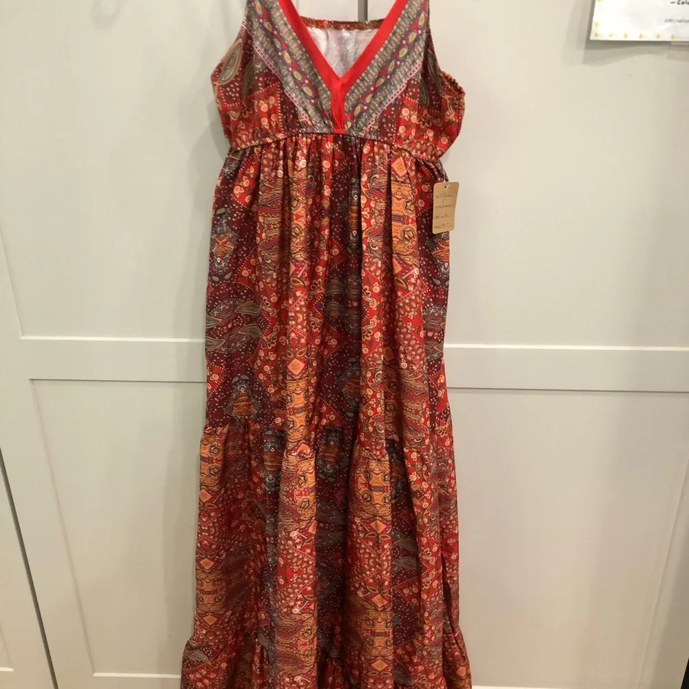 Maxi pattern dress - Picture 1 of 9